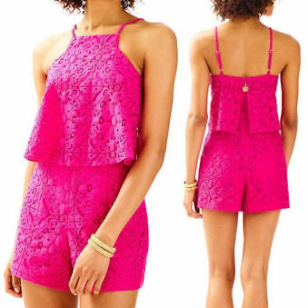 Lilly Pulitzer Pink Romper